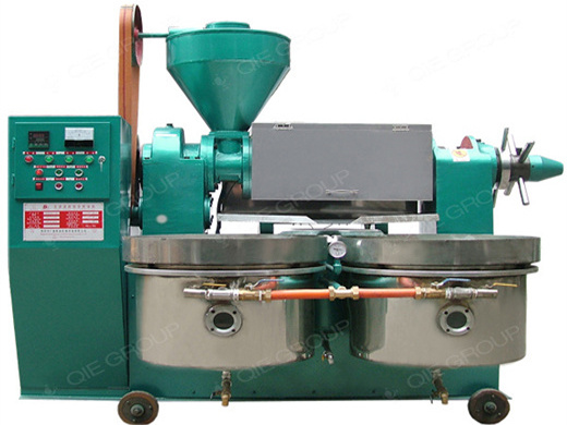 doing machinery provide palm oil screw press and double