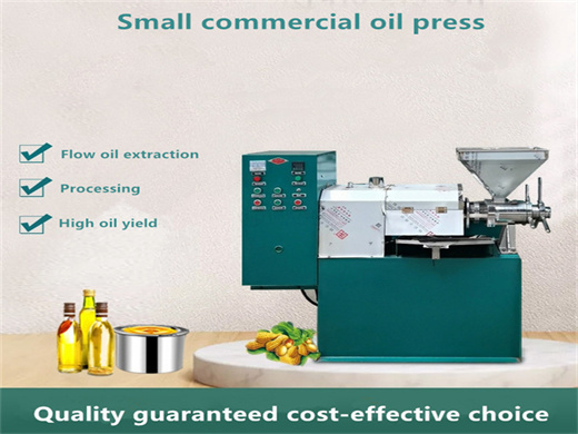 cottonseed oil processing equipment - oil mill plant