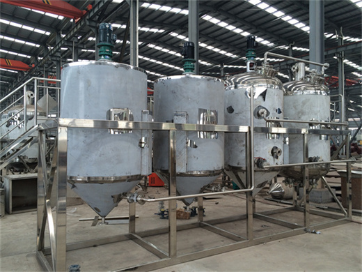 small scale palm oil refinery machine selection and