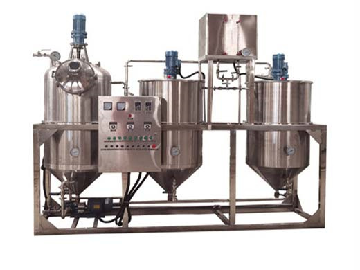 small 50-100kg/h edible oil refinery sunflower