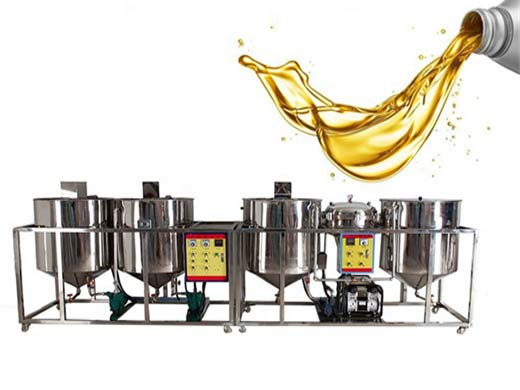 soybean palm kernel sunflower oil refining machine